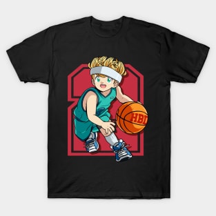 2 Year Old Basketball Player Happy Birthday Toddler T-Shirt